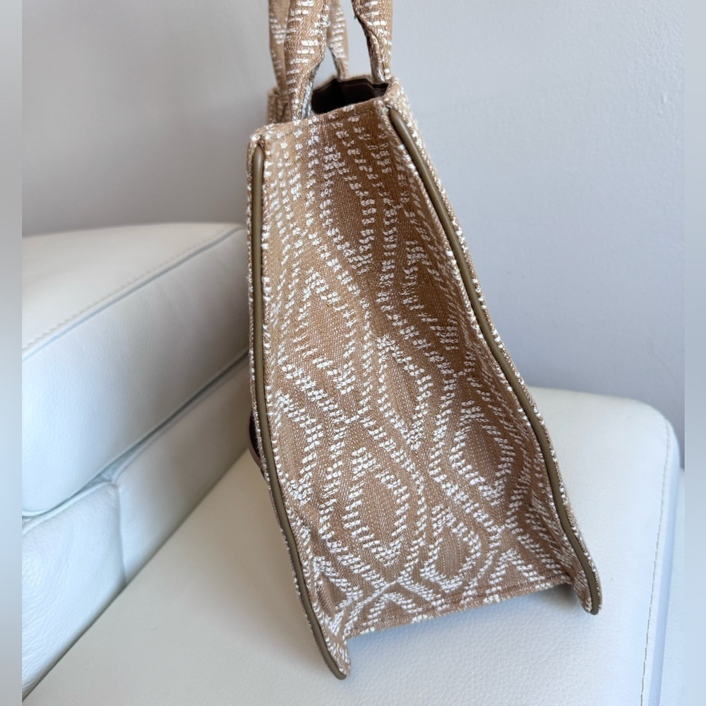 NWT MAJE Patterned Tote in Tobacco - Picture 9 of 15